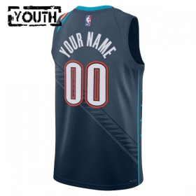 Dres Oklahoma City Thunder Prilagođeni Nike 2025-26 City Edition Crno Swingman - Dječji